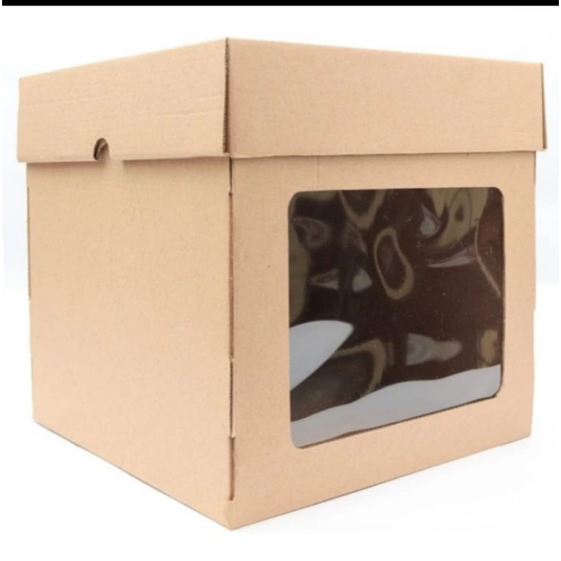 

Dus Kue Box Jendela Polos 25 x 25 x 25 cm
