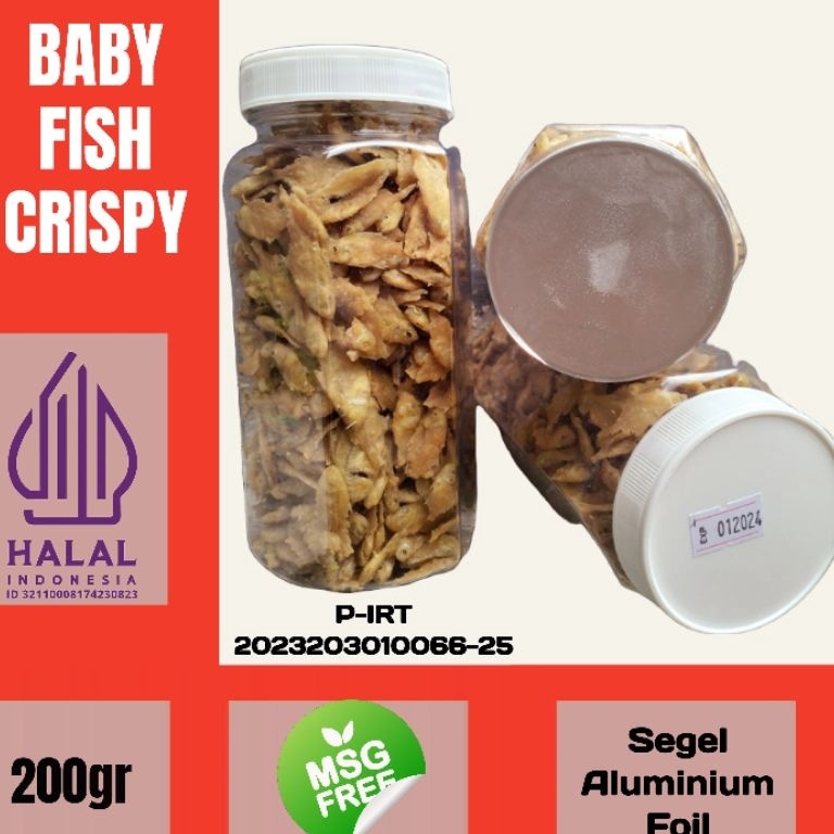 

Diskon Promo TJRAQ Baby Fish Baby Fish Crispy Baby Fish Ikan Nila Goreng Crispy 2gr V55 Stok Banyak