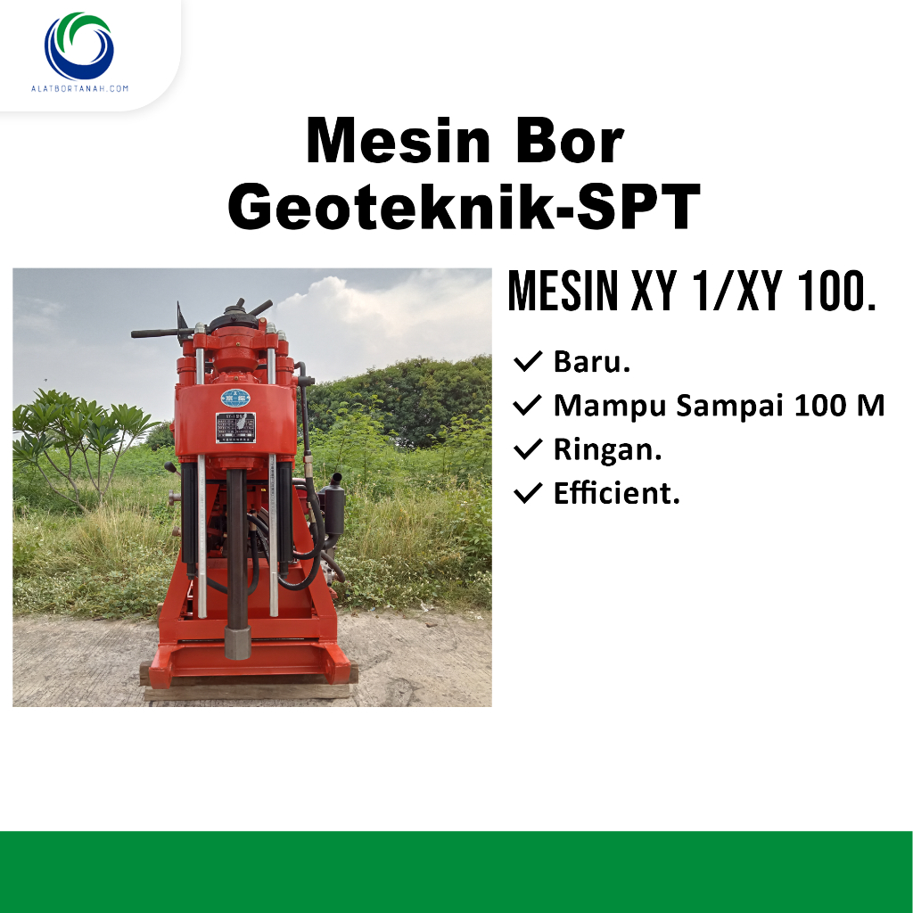 Mesin Bor Tanah/Mesin Bor Penyelidikan Tanah/Mesin Bor Soil Test/Mesin Bor Geoteknik - Mesin Bor XY 
