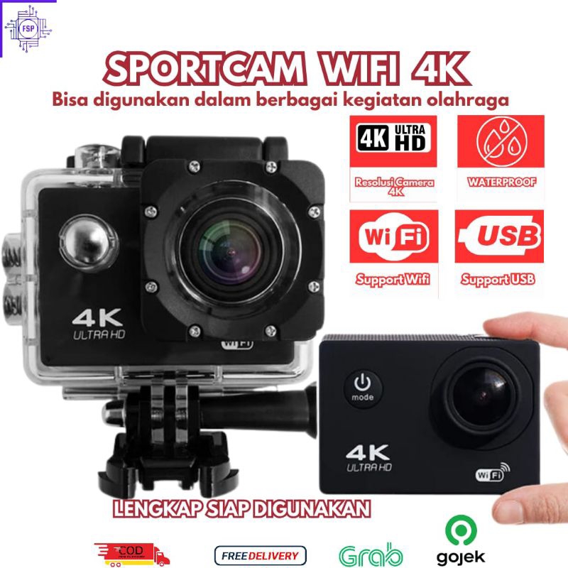 [New 2024] Sport Cam 1080p & 4K KOGAN Ultra HD WIFI Waterproof Action Camera