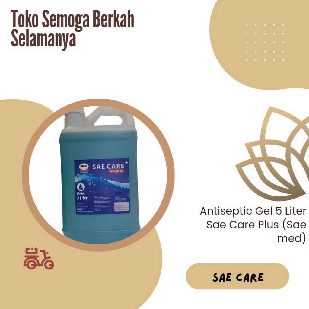 ANTISEPTIC GEL 5 LITER SAE CARE PLUS (SAE MED)