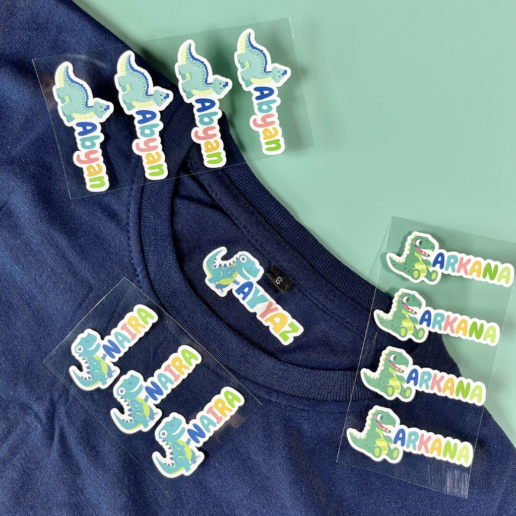 

Stiker Nama Baju Setrika, Gambar Lucu-Lucu, Bahan Polyflex Lebih Tahan Lama