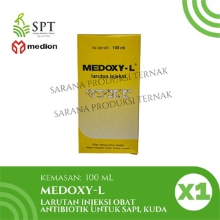 MEDION MEDOXY L 100 mL LARUTAN INJEKSI OBAT ANTIBIOTIK SAPI KUDA