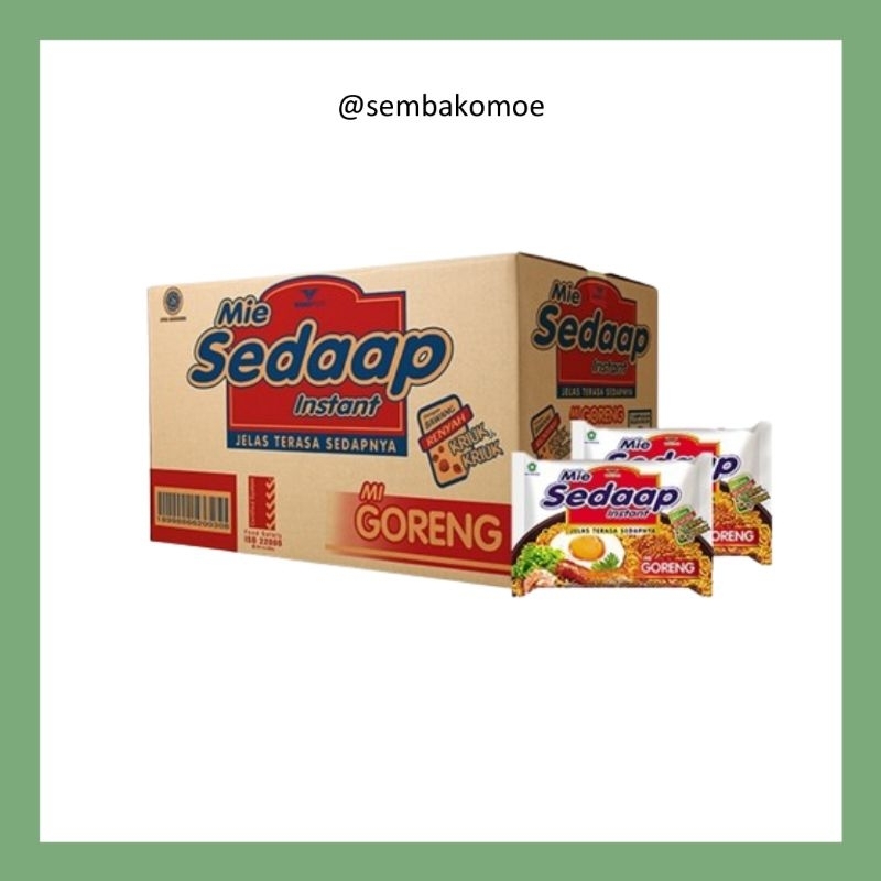 

Mi sedap goreng isi 40 x 90g Box/Kardus | Mie Sedaap original soto indomi indomie box