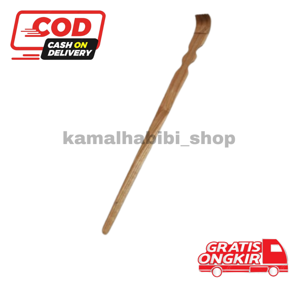 [COD] Garukan Punggu Bahan Kayu / Pijat Garuk Punggung / Penggaruk Punggung Refleksi Pijat Bahan Kay