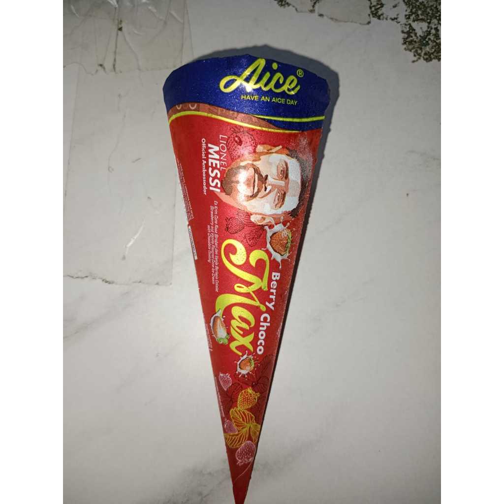 

aice strawberry choco max cone