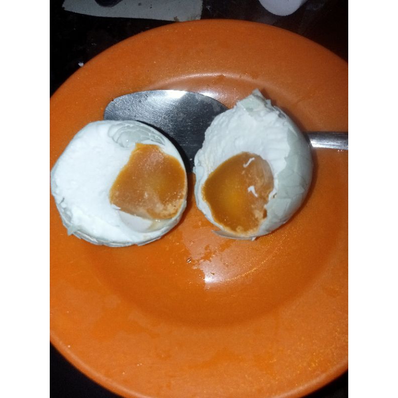 

Telor asin matang manik orange