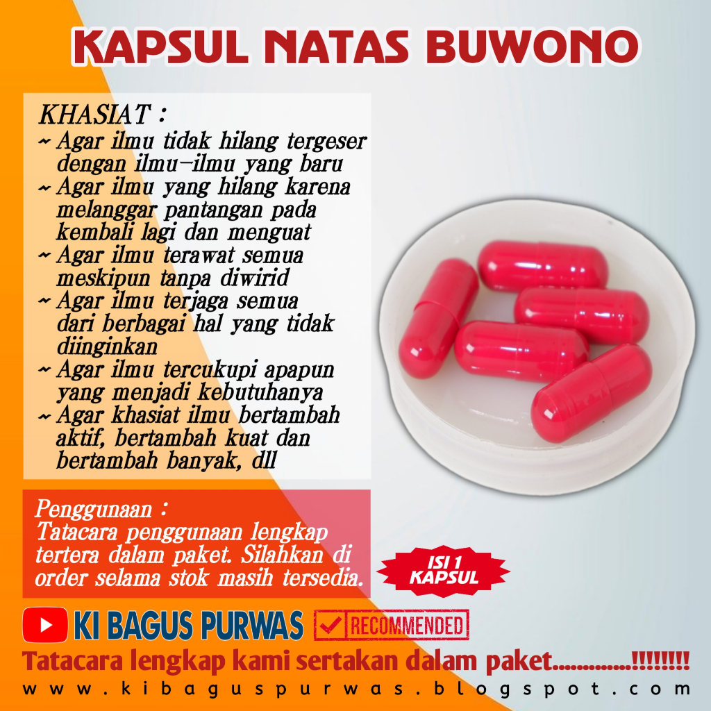 

KAPSUL REMPAH MERAH ORI