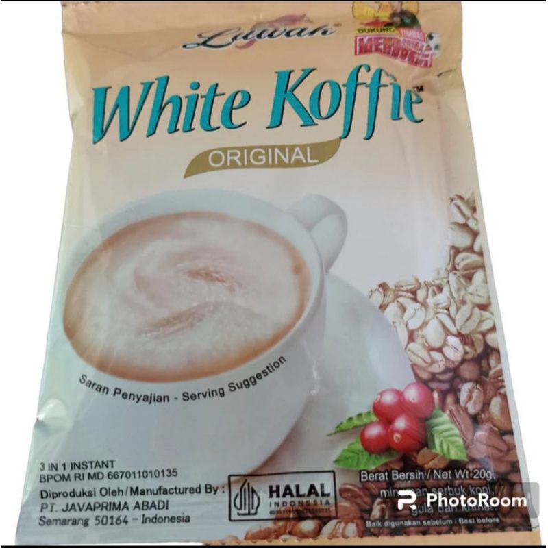 

luwak white koffie 1 renteng 10 sachet