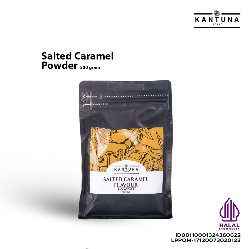 

Kantuna Salted Caramel Powder - Powder Rasa Salted Caramel 500 gram