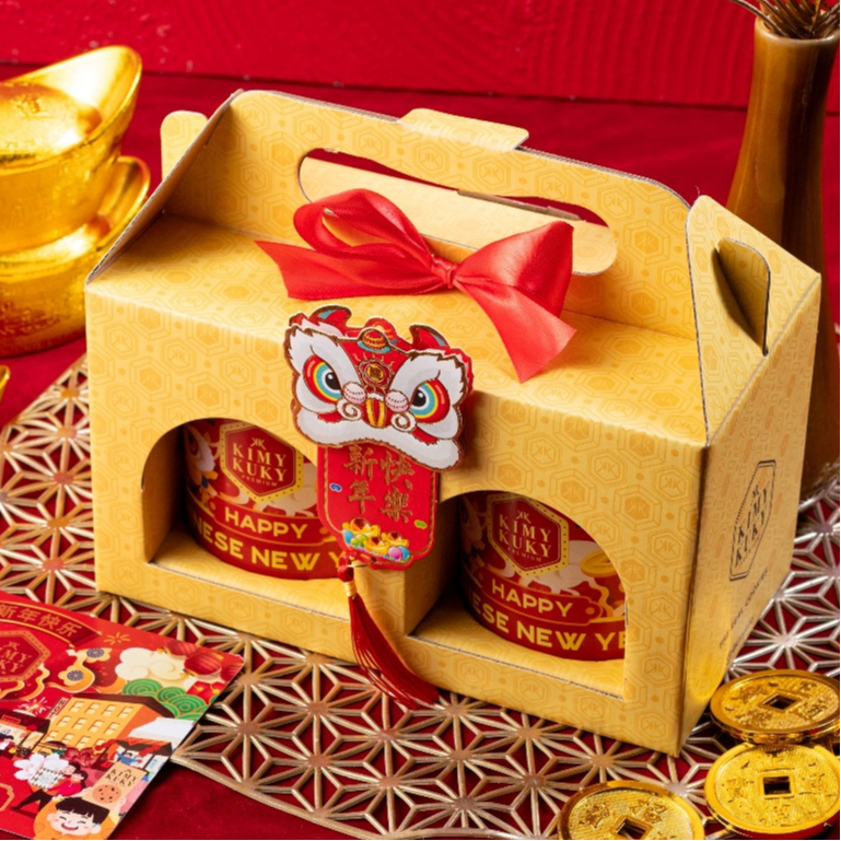 

Special CNY Edition/Hampers Cookies Kue Kering/ Kimy Kuky Deluxe Set/ Parcel Imlek