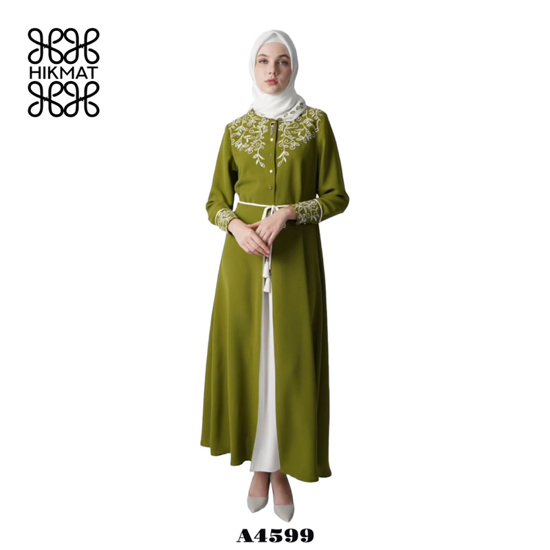 ABAYA HIKMAT FASHION ORIGINAL A4599