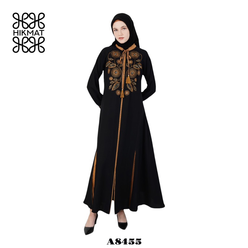 SALE 15% - ABAYA HIKMAT FASHION ORIGINAL A8455