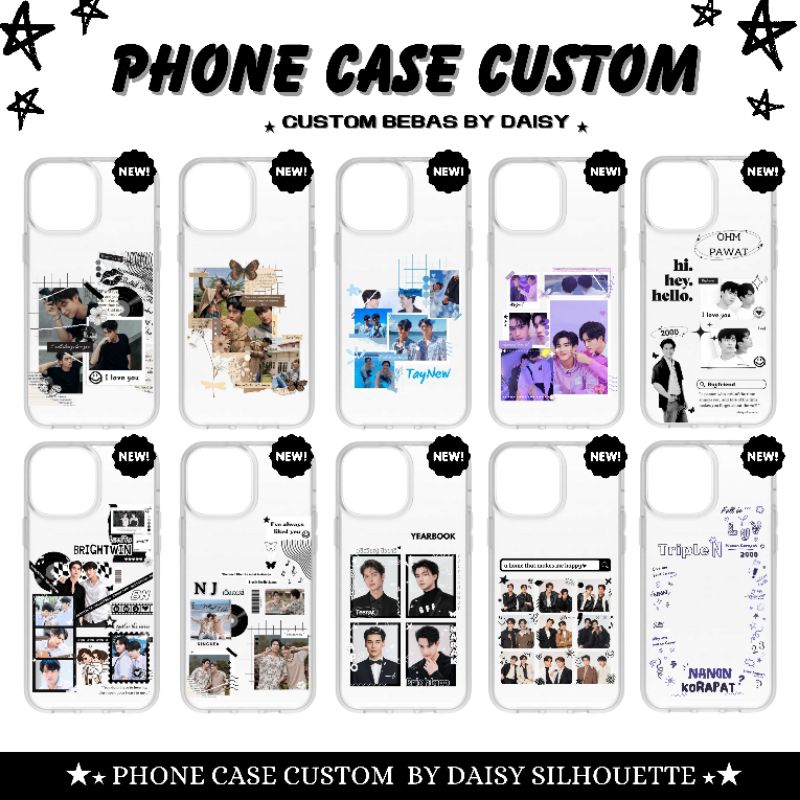 PHONE CASE CUSTOM RAIKANTOPENI SERIES || AKTOR THAIBL // THAIGL || CUSTOM THAILAND || CASING HP CLEA