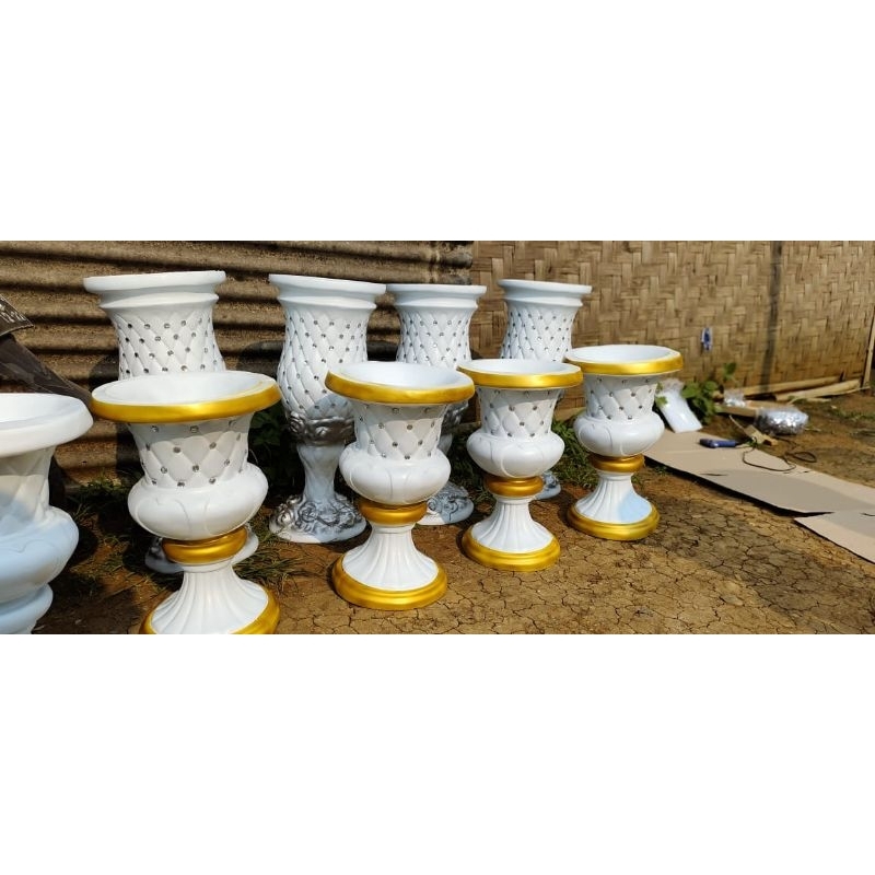 Pot fiber PELAMINAN