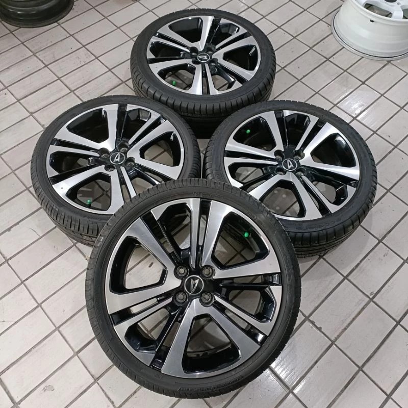 Velg Mobil Bekas STD ROCKY R17X6 4X100 ET40 BAN 205 45 R17