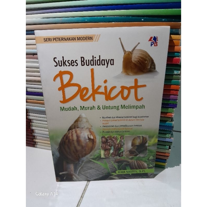 BUKU SUKSES BUDIDAYA BEKICOT mudah,murah&untung melimpah