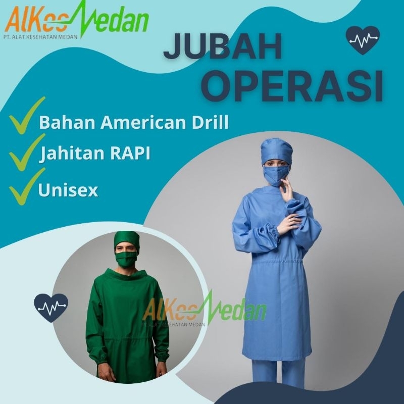 SURGICAL GOWN BAJU OPERASI JUBAH OPERASI BAJU OK GOWN