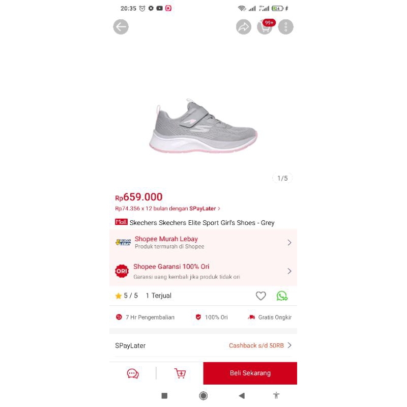 Skechers Elite Sport Girl