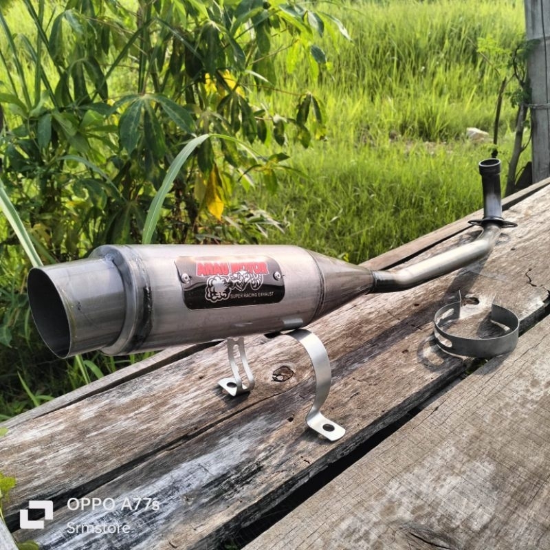 Knalpot racing ahau supra revo karisma smash shogun vega jupiter z