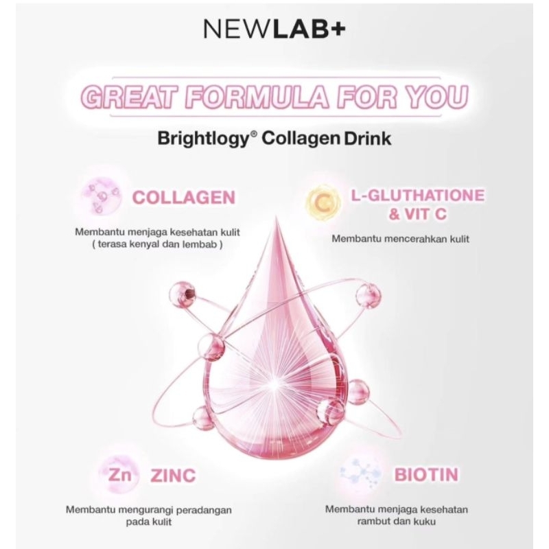 collagen drink new lab 100% ori halal dan bpom
