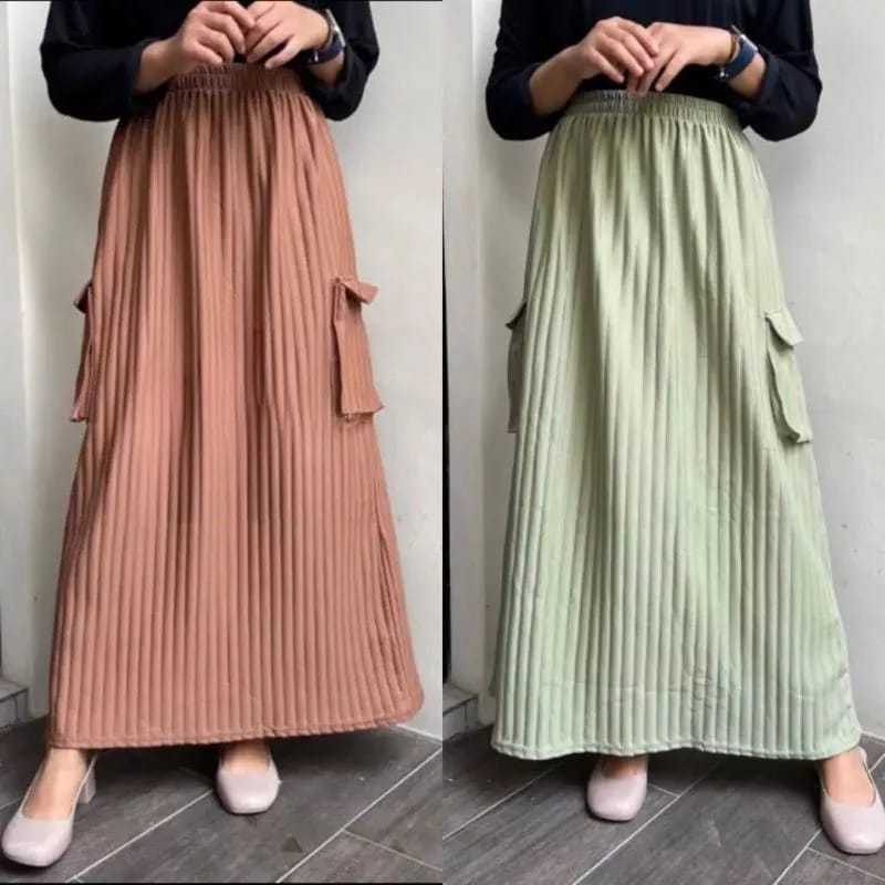 Rok cargo matt knit hornet / Rok cargo skirt / Rok cargo jumbo