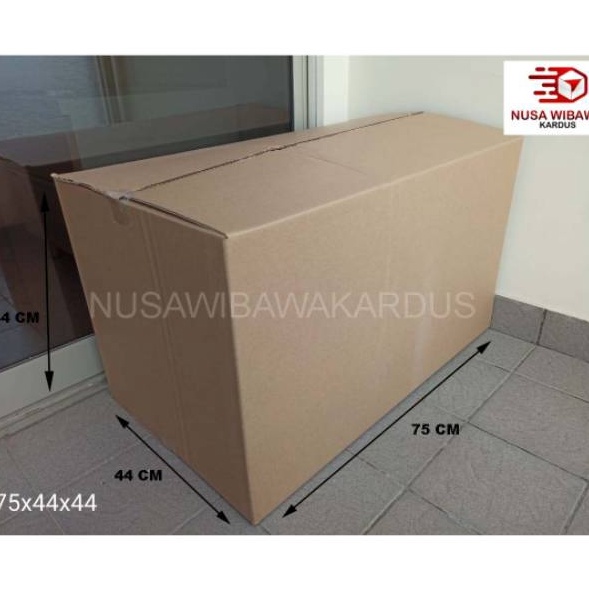 

Beli Sekarang Rasakan Keuntungannya Kardus box packing polos 75x44x44cm murah kotak karton