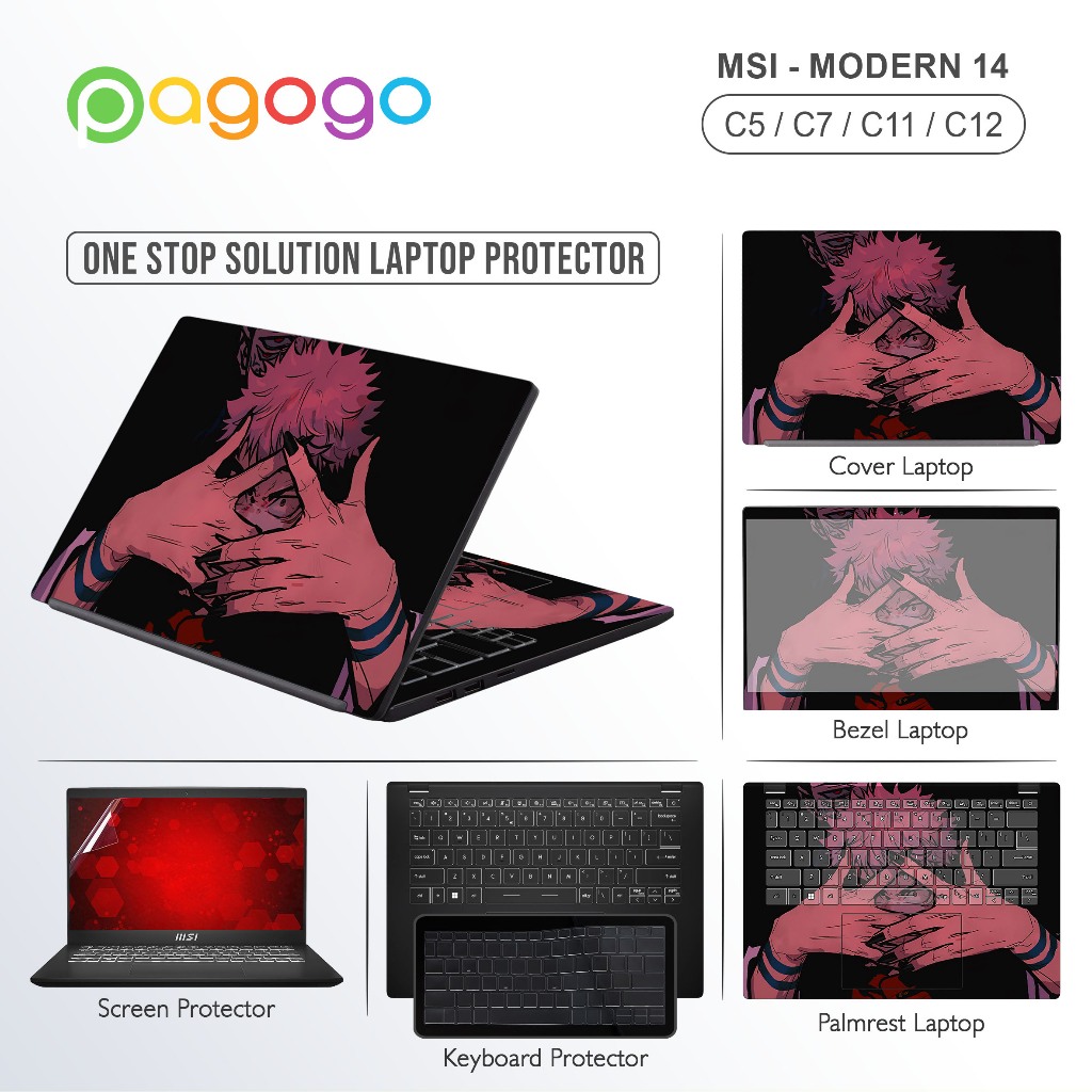 PROMO Screen Guard Skin Keyboard Protector Garskin Stiker Laptop Msi Modern 14 C5M C7M C11M C12M
