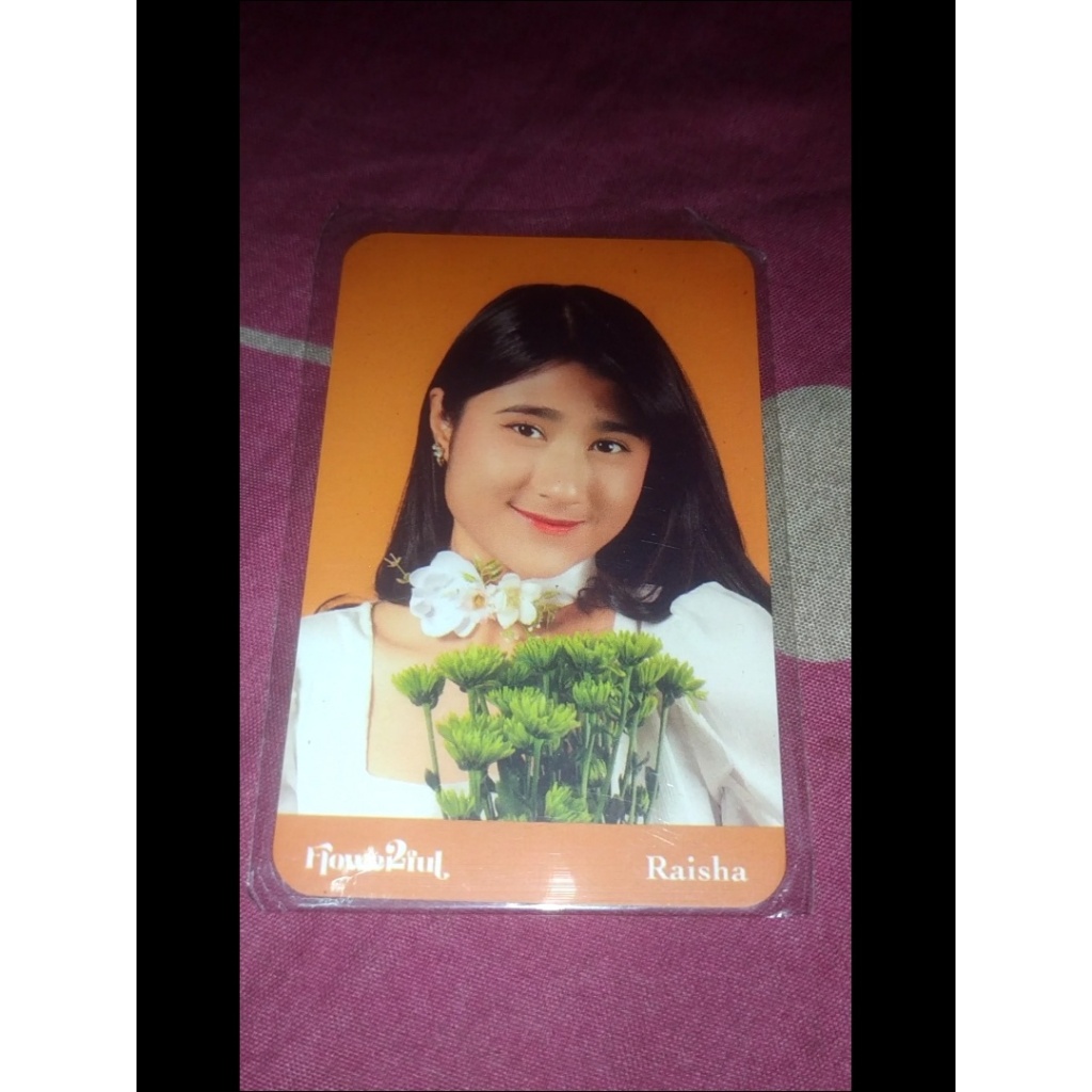 Photocard Raisha jkt48 flowerfull