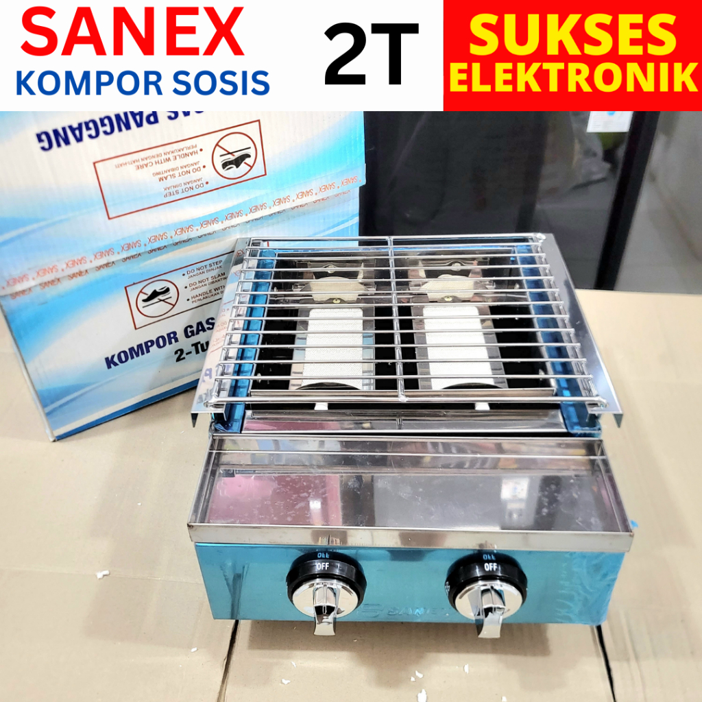 KOMPOR PANGGANG SOSIS SANEX 2 TUNGKU / KOMPOR SOSIS GAS 2T