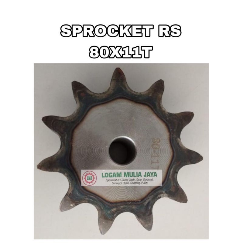 SPROCKET RS 80 SINGLE GIGI 11 SPROCKET RS 80X11T GEAR GIR RS 80X11T RS 80X11T