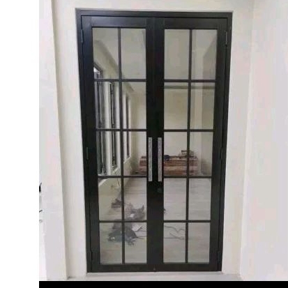 pintu aluminium kupu tarung ukuran 100×200