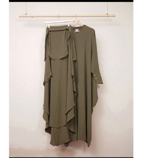 Preloved PL FK French Khimar Sara by DMP Dheambunproject