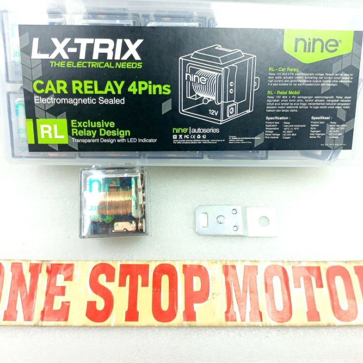 el terbaru RELAY MOBIL MOTOR RELAY LAMPU RELAY KAKI 4 NINE o Terlaris
