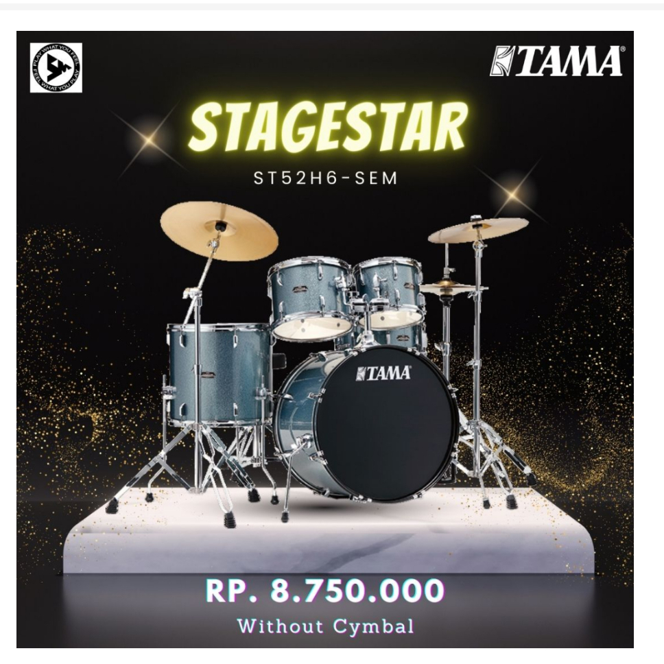 Drum Set Tama Stagestar ST52H6 22" Original Varian Warna
