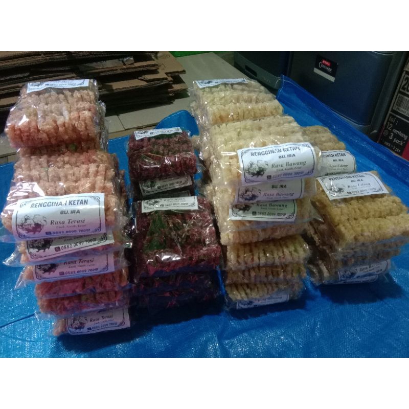 

Maknyuss1 Rengginang Ketan Mentah Mini Isi 45 - 55 Biji, Berat 240 - 270 Gram, Diameter 3 - 4 Cm