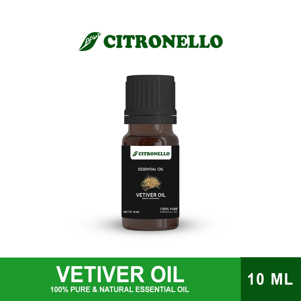 Vetiver Essential Oil 100% Pure & Natural 10 ml