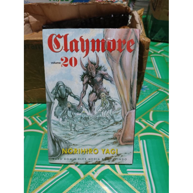 komik Claymore 20 segel / komik Claymore vol 20 segel