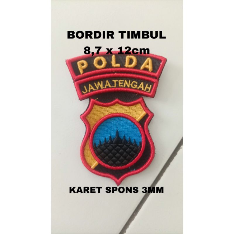 LOGO TIMBUL POLDA JATENG BORDIR