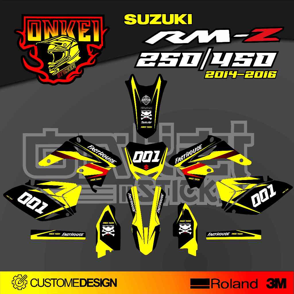 DECAL STICKER RMZ 250-450 2014-2016 SR4