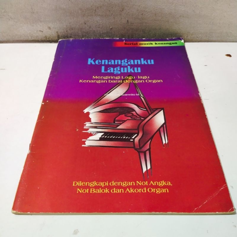 Buku Kenanganku Laguku Mengiringi Lagu-lagu Kenangan Barat dengan Organ