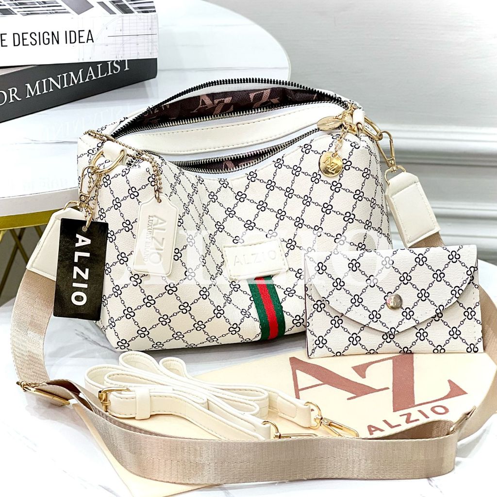 MURAH ALZIO - TAS WANITA SELEMPANG BAHU KOREAN BAG STYLE - ALZIO KIMBERLYY BAG