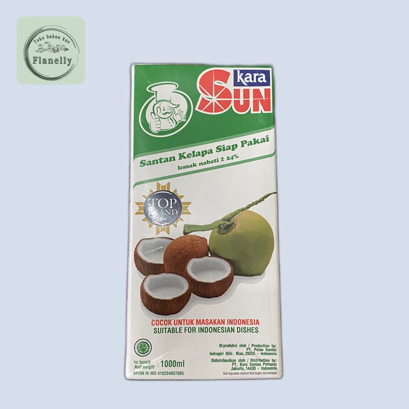

SUN KARA santan instan siap pakai 1L