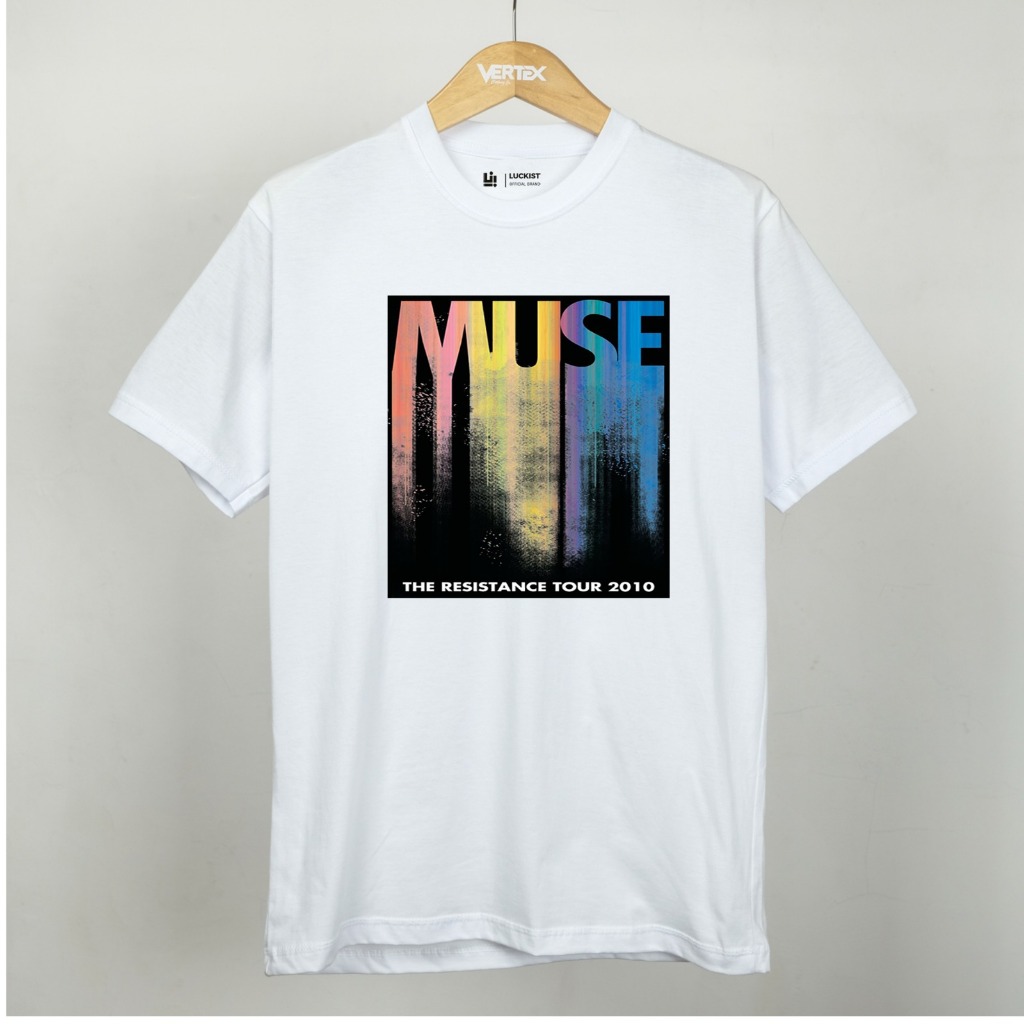 KAOS DISTRO ORIGINAL/KAOS CLOTHING/KAOS BAND MUSE/TSHIRT-LUCKIST