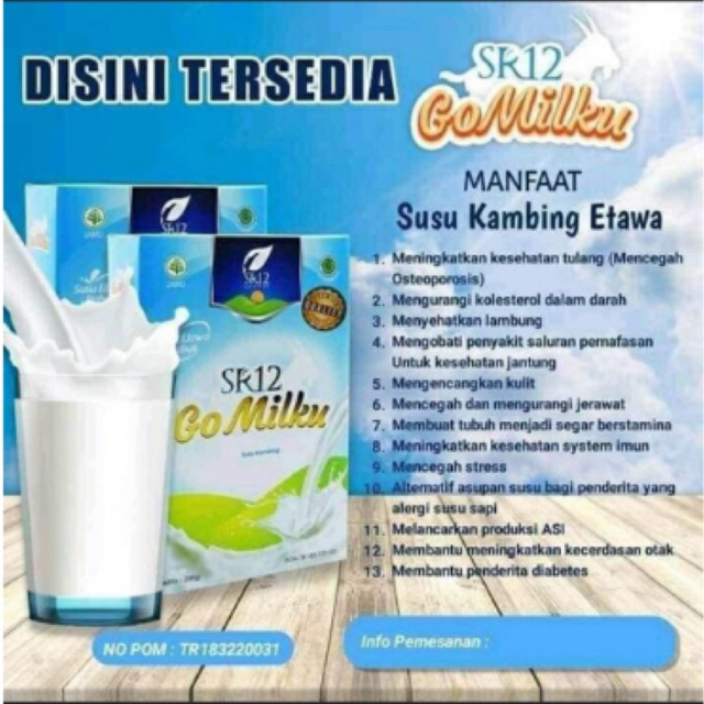 

SR12 Gomilku, Susu Kambing Etawa, Susu Etawa Bubuk