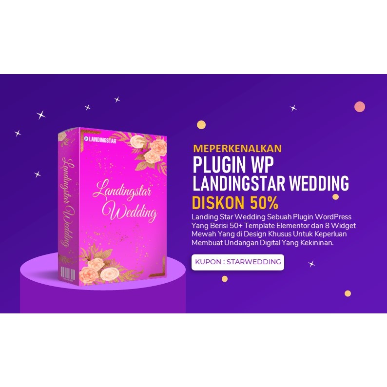 LANDINGSTAR WEDDING PLUGIN WORDPRESS JASA UNDANGAN DIGITAL