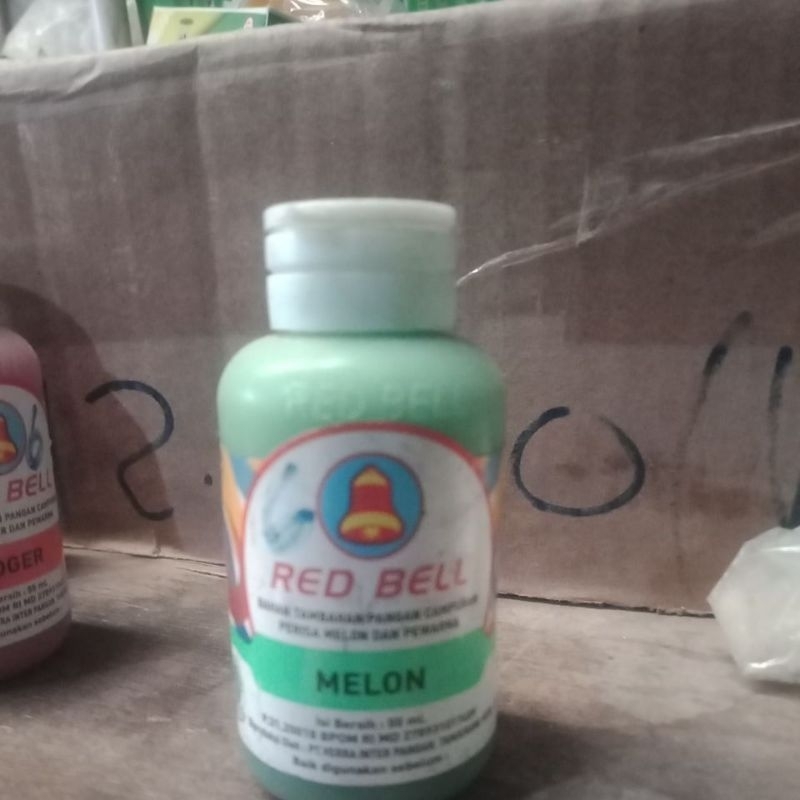 

Red bell melon botol