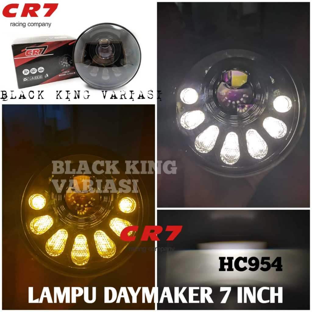 Lampu Utama Led Daymaker 7 inch Universal Lampu Tembak Daymaker 7 inch Led Head Lamp Daymaker 7 inch