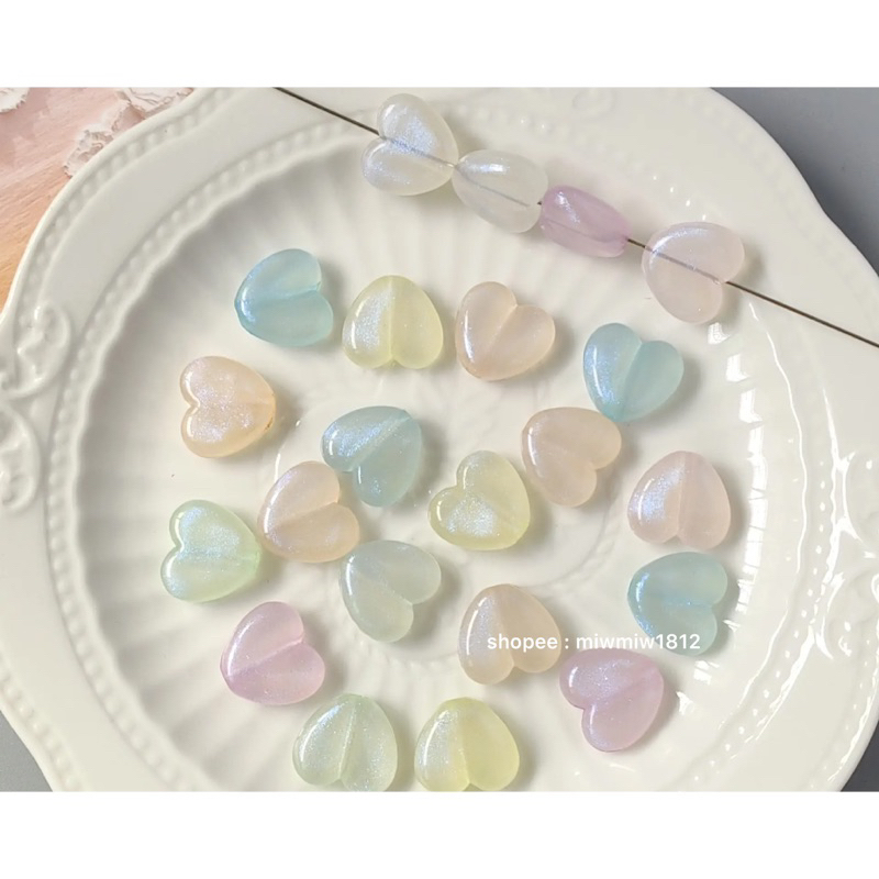 Manik Love Mote Love Beads Love ( isi 6 pcs ) Manik Love Shimmer Mote Love Shimmer Beads Love Shimme