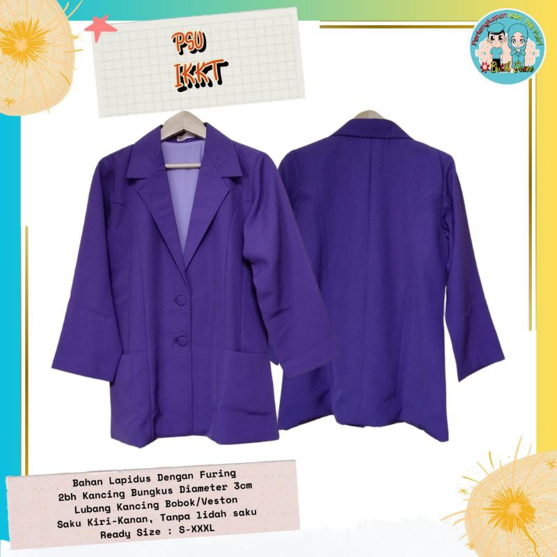 BLAZER PSU IKKT BAHAN LAPIDUS/ SEMIWOLL S - XXXL